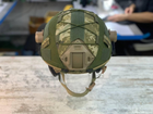 Кавер на каску фаст розмір M/L шолом маскувальний чохол на каску Fast колір піксель армійський - зображення 8