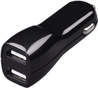 Автомобільний зарядний пристрій Hama USB 2.1A Black (4007249141972) - зображення 1