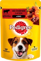 Вологий корм для дорослих собак Pedigree яловичина, ягня в соусі