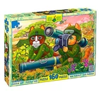 Пазли Котики ЗСУ з джавеліном 160 ел Ен.4641