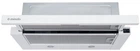 Витяжка телескопічна Minola MTL 6212 WH 700 LED (700 м3/год, 3 швидкості, кнопкове кер.) 177256