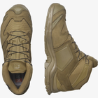 Тактичні кросівки SALOMON XA Forces Mid Gore-Tex l Coyote Brown, розмір 43 - зображення 4