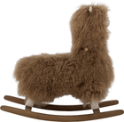 Zabawka-fotel bujany Bloomingville Mini Lambskin Lama (5711173291700) - obraz 2