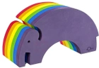 Balanser bObles Elephant L Rainbow (5704531017708) - obraz 1