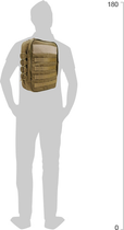Штурмовий рюкзак Кіборг швидкоз'ємний кордура k6038 Койот (2023121101294) - зображення 11