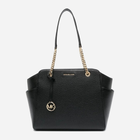 Torebka shopper damska ze skóry naturalnej Michael Kors MKO30F3G6JT6L-001 Czarna (196237151445) - obraz 1