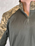 Форма военная штаны с наколенниками и убакс рип-стоп CoolMax tactical Олива Пиксель (569) , M - изображение 6