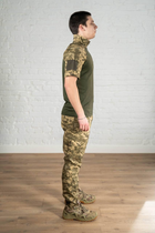 Військова форма убакс з коротким рукавом та штани CoolMax ріп-стоп tactical Піксель Олива (587) , L - зображення 3
