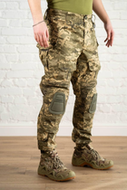Форма армейская убакс и штаны с наколенниками рип-стоп ХБ tactical Пиксель Олива (601) , 2XL - изображение 4