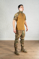 Тактическая форма брюки и убакс с коротким рукавом CoolMax рип-стоп tactical Мультикам Койот (591) , XL - изображение 8