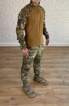 Военная форма убакс со штанами tactical рип-стоп CoolMax Мультикам Койот (557) , 2XL - изображение 2
