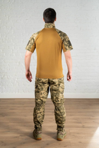 Форма тактическая убакс с коротким рукавом и штаны рип-стоп CoolMax tactical Пиксель Койот (588) , L - изображение 3