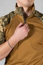 Форма тактическая убакс с коротким рукавом и штаны рип-стоп CoolMax tactical Пиксель Койот (588) , L - изображение 6