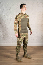 Форма армейская убакс со штанами tactical CoolMax рип-стоп Мультикам Олива (602) , 3XL - изображение 3