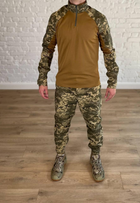 Форма військова убакс зі штанами tactical ріп-стоп CoolMax Піксель Койот (560) , S - зображення 1