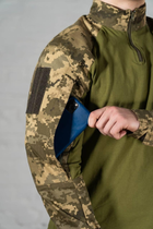 Форма армейская убакс и штаны с наколенниками рип-стоп ХБ tactical Пиксель Олива (601) , 3XL - изображение 7