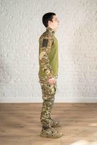 Форма тактическая убакс и штаны с наколенниками ХБ рип-стоп tactical Мультикам Олива (600) , 3XL - изображение 10