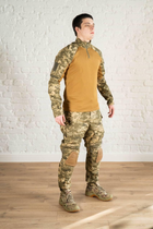 Форма армейская убакс и штаны с наколенниками CoolMax рип-стоп tactical Пиксель Койот (595) , L - изображение 9