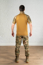 Тактическая форма брюки и убакс с коротким рукавом CoolMax рип-стоп tactical Мультикам Койот (591) , S - изображение 3