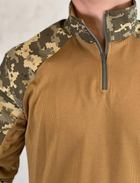 Форма армейская убакс и штаны с наколенниками CoolMax рип-стоп tactical Пиксель Койот (595) , XL - изображение 4