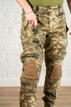 Форма армейская убакс и штаны с наколенниками CoolMax рип-стоп tactical Пиксель Койот (595) , S - изображение 10