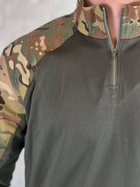 Армейская форма убакс со штанами tactical CoolMax рип-стоп Мультикам Олива (556) , M - изображение 6