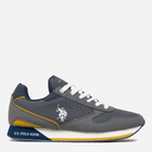 Buty sportowe męskie U.S. Polo Assn NOBIL003M-AYH1 43 28 cm Szare (8055197239254)