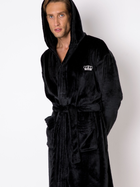Халат чоловічий махровий Aruelle William bathrobe black XXL Чорний (5904541436203) - зображення 2