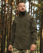Куртка Vik-Tailor SoftShell с липучками для шевронов Olive 46 - изображение 8
