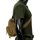 Рюкзак однолямочний MFH Shoulder Bag Coyote Tan - изображение 15