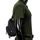 Рюкзак однолямочний MFH Shoulder Bag Black - зображення 15