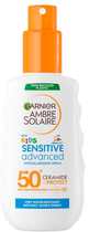 Сонцезахисний спрей Garnier Kids Sensitive Advanced Solar Spray дитячий 150 мл (3600542520270) - зображення 1