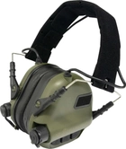 Тактичні навушники EARMOR M31 Olive з універсальним кріпленням - зображення 1