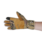 Тактичні зимові рукавиці Softshell мультикам М - зображення 4
