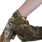 Тактичні зимові рукавиці Softshell піксель L - зображення 7