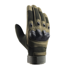 Сенсорні тактичні рукавички олива XL - зображення 2