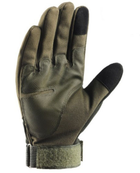 Сенсорні тактичні рукавички олива XL - зображення 4
