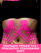 Кинезио тейп набор 2 штуки для тела спорта Голубой и Розовый 2.5см х 5м Классический Универсальный кинезиологическая лента для лица и тела - изображение 7