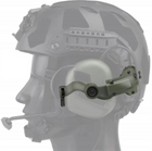 Крепление адаптеры для тактических наушников на шлем "чебурашка" олива - изображение 4