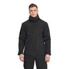 Чоловіча тактична куртка з 6 карманами Single Sword Мультикам Soft Shell Софтшел розмір S чорний - зображення 4