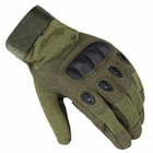 Тактичні рукавички із закритими пальцями Oakley / Моторукавички Оліва, M - зображення 5