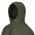 Куртка Helikon-Tex URBAN HYBRID SOFTSHELL - StormStretch, Taiga green XL/Regular (KU-UHS-NL-09) - изображение 5