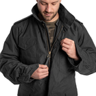 Куртка Helikon-Tex M65 - NyCo Sateen, Black L/Long (KU-M65-NY-01) - изображение 6