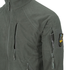 Куртка Helikon-Tex ALPHA Tactical - Grid Fleece, Foliage green XL/Regular (BL-ALT-FG-21) - изображение 4