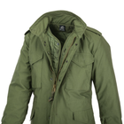 Куртка Helikon-Tex M65 - NyCo Sateen, Olive green 3XL/Long (KU-M65-NY-02) - зображення 5
