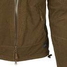 Куртка Helikon-Tex ALPHA Tactical - Grid Fleece, Coyote M/Regular (BL-ALT-FG-11) - изображение 7