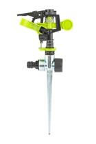 Дощователь пульсуючий MASTERTOOL 1/2" металевий кілочок 3 режими 20 метрів 92-9329