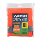 Жилег сигнальний Winso XL світловідбиваючий для безпеки на дорозі в темний час доби (1LO-TH_11C)