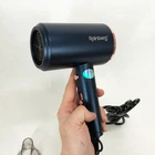Фен Rainberg RB-2212 8800 W з регуляцією температури та швидкості для сушіння та укладання волосся. Колір: синій
