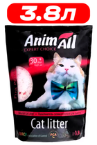 Наполнитель для кошачьего туалета cиликагелевый AnimAll Red 3.8 Л